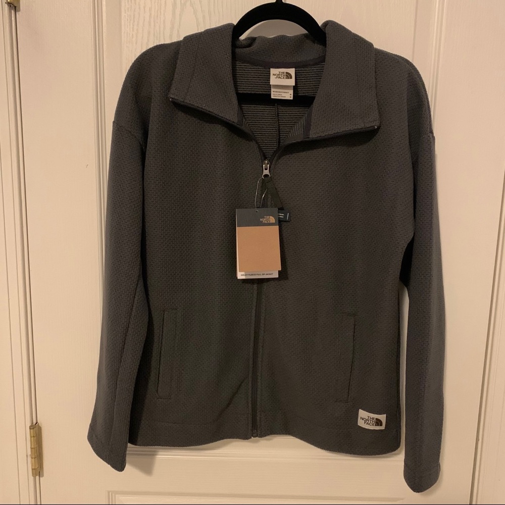 The North Face Sibley Fleece Zip Jacket Dark Gray - Picture 4 of 7
